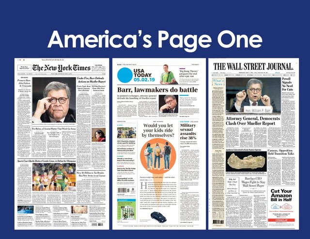 America’s Page One
WASHINGTON — Attorney
General William P. Barr defended
himself on Wednesday against
withering criticism of his handling
of the special counsel investiga-
tion as Democrats accused of him
of deceiving Congress and acting
as a personal agent for President
Trump rather than a steward of
justice.
At a contentious hearing
marked by a deep partisan divide,
Mr. Barr denied misrepresenting
the investigation’s conclusions de-
spite a newly revealed letter by
the special counsel, Robert S.
Mueller III, protesting the initial
summary of its findings. Mr. Barr
dismissed the letter as “a bit
snitty” and the controversy over it
as “mind-bendingly bizarre.”
But in a series of aggressive in-
terrogations, Democrats on the
Senate Judiciary Committee ex-
pressed indignation and asserted
that the attorney general had
been “purposely misleading,” en-
gaged in “masterful hairsplitting”
and even “lied to Congress.” Sev-
eral Democrats on the committee,
elsewhere in Congress and on the
presidential campaign trail called
for Mr. Barr’s resignation or even
impeachment.
The conflict escalated after-
ward when Mr. Barr announced
that he would not show up for a
parallel hearing on Thursday be-
fore the Democrat-controlled
House Judiciary Committee. Mr.
Barr objected to the format of
questioning, which would have in-
cluded questioning by staff law-
yers, not just lawmakers. Demo-
crats may now opt to subpoena
him, setting up a possible show-
down in court.
“He is terrified of having to face
a skilled attorney,” said Repre-
sentative Jerrold Nadler of New
York, the committee’s chairman.
In just 11 weeks in office, Mr.
Under Fire, Barr Defends
Actions on Mueller Report
Will Skip Hearing in
House After Fierce
Session in Senate
By PETER BAKER
Attorney General William P. Barr navigated aggressive questioning in the Senate on Wednesday.
ERIN SCHAFF/THE NEW YORK TIMES
Senator Mazie K. Hirono exco-
riated the attorney general.
ANDREW HARNIK/ASSOCIATED PRESS
Continued on Page A14
Female track athletes with na-
turally elevated levels of testos-
terone must decrease the hor-
mone to participate in certain
races at major competitions like
the Olympics, the highest court in
international sports said Wednes-
day in a landmark ruling amid the
pitched debate over who can com-
pete in women’s events.
The decision was a defeat for
Caster Semenya, a two-time
Olympic champion at 800 meters
from South Africa, who had chal-
lenged proposed limits placed on
female athletes with naturally ele-
vated levels of the muscle-build-
ing hormone testosterone.
At a time when the broader cul-
ture is moving toward an accept-
ance of gender fluidity, the ruling
affirmed the sports world’s need
for distinct gender lines, saying
they were essential for the out-
come of women’s events to be fair.
“The gender studies folks have
spent the last 20 years decon-
structing sex and all of a sudden
they’re facing an institution with
an entirely opposite story,” said
Doriane Lambelet Coleman, a law
professor at Duke and an elite
800-meter runner in the 1980s
who served as an expert witness
for track and field’s world govern-
ing body. “We have to ask, ‘Is re-
specting gender identity more im-
portant or is seeing female bodies
on the podium more important?’”
Semenya’s biology has been un-
der scrutiny for a decade, ever
since she burst on the scene at the
2009 world track and field cham-
pionships and was subjected to
sex tests after her victory. In
South Africa, leaders complained
of racism. The issue of whether a
rare biological trait was causing
an unfair advantage for Semenya
and a small subset of women
quickly morphed into a battle
about privacy and human rights,
and Semenya became its symbol.
Sports Court Backs Distinct Gender Lines, in Defeat for Olympian
By JERÉ LONGMAN
and JULIET MACUR
Caster Semenya, who has naturally high levels of testosterone, in a 1,500-meter race last year.
SAEED KHAN/AGENCE FRANCE-PRESSE — GETTY IMAGES
Continued on Page A11
WASHINGTON — It was a for-
eign policy role Joseph R. Biden
Jr. enthusiastically embraced dur-
ing his vice presidency: brow-
beating Ukraine’s notoriously cor-
rupt government to clean up its
act. And one of his most memora-
ble performances came on a trip
to Kiev in March 2016, when he
threatened to withhold $1 billion in
United States loan guarantees if
Ukraine’s leaders did not dismiss
the country’s top prosecutor, who
had been accused of turning a
blind eye to corruption in his own
office and among the political
elite.
The pressure campaign
worked. The prosecutor general,
long a target of criticism from
other Western nations and inter-
national lenders, was soon voted
out by the Ukrainian Parliament.
Among those who had a stake in
the outcome was Hunter Biden,
Mr. Biden’s younger son, who at
the time was on the board of an en-
ergy company owned by a Ukrain-
ian oligarch who had been in the
sights of the fired prosecutor gen-
eral.
Hunter Biden was a Yale-edu-
cated lawyer who had served on
the boards of Amtrak and a num-
ber of nonprofit organizations and
think tanks, but lacked any expe-
rience in Ukraine and just months
earlier had been discharged from
the Navy Reserve after testing
positive for cocaine. He would be
paid about $50,000 per month for
his work for the company,
Burisma Holdings.
The broad outlines of how the
Bidens’ roles intersected in
Ukraine have been known for
some time. The former vice presi-
dent’s campaign said that he had
always acted to carry out United
States policy without regard to
any activities of his son, that he
had never discussed the matter
with Hunter Biden and that he
learned of his son’s role with the
Ukrainian energy company from
news reports.
But new details about Hunter
Biden’s involvement, and a deci-
sion this year by the current
Ukrainian prosecutor general to
reverse himself and reopen an in-
vestigation into Burisma, have
pushed the issue back into the
For Biden, a Ukraine Matter That Won’t Go Away
By KENNETH P. VOGEL
and IULIIA MENDEL
New Spotlight Falls on
Son’s Employer in a
Revived Inquiry
Continued on Page A10
VOL. CLXVIII . . . No. 58,315 © 2019 The New York Times Company
NEW YORK, THURSDAY, MAY 2, 2019
C M Y K Nxxx,2019-05-02,A,001,Bs-4C,E2
NEWS ANALYSIS
WASHINGTON — Nobody
said regime change was going to
be easy.
President Trump’s top advis-
ers woke up Tuesday believing
that a rebellion in the Venezuelan
military that day would galva-
nize a popular uprising and
topple a leader they have de-
scribed as a reviled despot who
must be replaced. But at day’s
end, President Nicolás Maduro
was still in power and Mr.
Trump’s advisers were left to
blame Cuba, Russia and three
influential Venezuelan officials,
who failed to switch sides, for
frustrating their plans.
The decision of the Venezue-
lans to stand with Mr. Maduro —
either because they were intimi-
dated, got cold feet or never
planned to defect — raised ques-
tions about whether the United
States had faulty intelligence
about the ability of the opposition
to peel away members of his
government.
It also raised questions about
whether Mr. Trump’s aides had
fallen victim to a misreading of
events on the ground, or whether
Mr. Trump, who officials say has
sometimes outrun his aides in an
enthusiasm for forcing out Mr.
Maduro, might lose faith in the
effort as it wears on.
Mr. Maduro has been weak-
ened at home and discredited
abroad, but he remains a stub-
born rival unwilling to step aside
for the opposition leader, Juan
Guaidó, recognized by the United
States as the country’s de facto
leader. While the administration
got off to a sure-footed start on
Venezuela, rallying dozens of
countries against the Venezuelan
president, critics said its re-
sponse had become haphazard
and chaotic as the crisis has
dragged on.
Mr. Trump’s aides banked on
Mr. Guaidó’s call for mass pro-
tests and the defection of the
Venezuelan officials on Tuesday
as a turning point in the three-
month campaign to oust Mr.
Pressure Rises
After Failure
In Venezuela
Questions for the U.S.
as Maduro Hangs On
By MARK LANDLER
and JULIAN E. BARNES
Continued on Page A7
U(D54G1D)y+=!:!&!#!}
It was called the Economic Op-
portunity Act, a measure intended
to kick-start the sputtering post-
recession economy in New Jersey,
particularly in its struggling cit-
ies. The state would award lucra-
tive tax breaks to businesses if
they moved to New Jersey or re-
mained in the state, creating and
retaining jobs.
But before the bill was ap-
proved by the Legislature, a se-
ries of changes were made to its
language in June 2013 that were
intended to grant specific compa-
nies hundreds of millions of dol-
lars in additional tax breaks, with
no public disclosure, according to
interviews and documents ob-
tained by The New York Times.
Many of the last-minute
changes to drafts of the bill were
made by a real estate lawyer, Kev-
in D. Sheehan, whose influential
law firm has close ties to Demo-
cratic politicians and legislative
leaders in New Jersey.
Mr. Sheehan was allowed by
lawmakers to edit drafts of the bill
in ways that opened up sizable tax
breaks to his firm’s clients, ac-
cording to a marked up copy of the
legislation obtained by The Times,
which identifies Mr. Sheehan’s
changes.
Nearly six years later, the fall-
out from the legislation has set off
an uproar in the State Capitol over
allegations that the state’s $11 bil-
lion in economic development pro-
grams have been poorly managed
corporate giveaways that have
brought few benefits.
How $11 Billion in Tax Breaks
Has New Jersey in an Uproar
By NICK CORASANITI and MATTHEW HAAG
Continued on Page A22
THE SCIENCE An issue raises hard
questions about biology, fairness
and gender identity. PAGE B7
One professor’s quest to secure the
future of a collection of women’s every-
day clothing items. PAGE D1
THURSDAY STYLES D1-8
Rags or Riches?
Capri has banned plastic and wants to
limit boat traffic, too, to control the twin
Italian ills: tourism and trash. PAGE A6
INTERNATIONAL A4-12
An Isle Preserving Its Beauty
More people have been told that they
are under investigation in the college-
admissions scandal, while others worry
that they soon will be. PAGE A20
NATIONAL A13-20
Admissions Scandal Widens
The social media giant may create a
privacy committee as part of a deal
with regulators. PAGE B1
BUSINESS B1-6
Facebook Settlement Talks
Stephen Curry helped lift a series that
threatened to devolve amid feuds over
officiating, Marc Stein writes. PAGE B7
SPORTSTHURSDAY B7-12
Warriors Put Complaints Aside
Justin Gimelstob said he would resign
from the ATP board to focus on resolving
his personal and legal issues. PAGE B12
Gimelstob Exits Tennis Board
James Comey PAGE A27
EDITORIAL, OP-ED A26-27
A student who charged a gunman in a
college classroom in Charlotte, N.C.,
“saved lives,” but he died in the attack,
officials said. PAGE A19
Victim Hailed as a Hero
Sedley Alley was executed based on
scant physical evidence and a confession
he said was coerced. His daughter hopes
DNA testing will offer answers. PAGE A13
Was Her Father a Murderer?
Companies are starting to offer com-
fortable, attractive undergarments for
transgender men and women. PAGE D1
A New Sexy for a New Time
A murder placed focus on the region’s
paramilitary groups. But economic
stagnation drives violence, too. PAGE A4
Conflict in Northern Ireland A man who said he was upset about
criticism of President Trump threat-
ened to kill former President Barack
Obama and a congresswoman. PAGE A22
NEW YORK A21-23
Prison for Racist Threats
WASHINGTON — When Attor-
ney General William P. Barr sum-
marized the special counsel’s con-
clusions in a March letter, prompt-
ing President Trump to crow that
he had been exonerated, the spe-
cial counsel’s prosecutors knew
immediately what the public
would learn weeks later: The let-
ter was a sparse and occasionally
misleading representation of their
exhaustive findings.
What followed was a dayslong,
behind-the-scenes tussle over the
first public presentation of one of
the most consequential govern-
ment investigations in American
history.
A richer picture of that battle
emerged on Wednesday — one of
testy letters (Mr. Barr described
one as “snitty”) and at least one
tense phone call between the spe-
cial counsel, Robert S. Mueller III,
and Mr. Barr. The two were long-
time friends who found them-
selves on opposite sides of an em-
battled president.
The growing evidence of a split
between them also brought fresh
scrutiny on Mr. Barr, who on at
least three occasions in recent
weeks has seemed to try to out-
maneuver Mr. Mueller. First, he
released his four-page letter on
March 24 outlining investigators’
findings; then he held an unusual
news conference on the day the
Mueller report was released; and
on Tuesday night, the Justice De-
partment put out a statement that
significantly played down the con-
cerns among Mr. Mueller’s team.
In other words, Mr. Barr, who
said at a Senate Judiciary Com-
mittee hearing on Wednesday
that “we have to stop using the
criminal justice system as a politi-
cal weapon,” now stands accused
of doing exactly that.
The drama began around mid-
day on March 22, when a security
officer working for Mr. Mueller ar-
rived at the fifth floor of the Jus-
tice Department to deliver copies
of his highly anticipated report to
the attorney general and his top
aides.
Mr. Barr worked through that
weekend reading the report, his
aides in occasional contact with
members of Mr. Mueller’s team.
Two days later, hours before Mr.
Barr’s letter was sent to Congress,
Mr. Mueller’s investigators re-
minded Justice Department offi-
cials about executive summaries
they had written to be condensed,
easily digestible versions of their
448-page report.
But Mr. Barr used almost none
Private Tussle About
Inquiry’s Summary
Gets ‘a Bit Snitty’
By MARK MAZZETTI
and MICHAEL S. SCHMIDT
Continued on Page A15
Indigo is expanding to the United
States with its new model for how a big
bookstore chain can thrive. PAGE B1
Selling Books and a Lifestyle
Late Edition
Today, variably cloudy, showers,
warmer, high 73. Tonight, cloudy, a
few showers, low 50. Tomorrow,
showers or thunderstorms, cooler,
high 59. Weather map, Page B12.
$3.00
Having grown up riding the New York City subways
by herself at age 11 or 12, suburban New Jersey mom
Kasia Bardi was ﬁne the ﬁrst time her 12-year-old
boy, Fabrizio, rode an Uber alone to an “important
soccer game.” ❚ Bardi ordered and monitored the ﬁve-minute
drive, and it probably didn’t hurt that her son, even at that age, was
6 feet tall and looked older than he was. ❚ Now, 15 and 6-foot-4,
Bardi’s son rides in an Uber without an adult three to four times a
year, though always as a “last resort,” Mom says. ❚ “A comfy mon-
itored ride has got to be way safer than the subway in the ’80s,
right?” Bardi asks, though she concedes that her neighbors, and
for that matter her husband, aren’t quite as comfortable with the
idea as she is. ❚ As it turns out, neither is Uber or Lyft.
Would you let
your kids ride
by themselves?
Parents weigh time and safety – and the rules
Edward C. Baig USA TODAY
See UNDERAGE, Page 3A
USA TODAY ILLUSTRATION,
AND GETTY IMAGES
RIDE-SHARING
$2.00 ❚ THE NATION'S NEWS THURSDAY
QIJFAF-04005w(L)i
©COPYRIGHT 2019
USA TODAY,
A division of
Gannett Co., Inc.
SOURCE FBI
JANET LOEHRKE/USA TODAY
USA SNAPSHOTS©
Bank heists down in the USA
Bank robberies, burglaries
and larcenies:
0
1,000
2,000
3,000
4,000
5,000
6,000
3,033
5,546
’10 ’18
IN NEWS
UNC Charlotte shooter
chose specific building
Former student charged with killing
two, wounding four in classroom
US military action in
Venezuela possible
Trump administration says all options
on the table in effort to oust Maduro
IN MONEY
Would a rate drop
boost the economy?
After Trump advocates for cut, Fed
leaves key interest rates unchanged
IN SPORTS
Kentucky Derby helps
fuel bourbon boom
Connection between race, state’s
distilling industry impossible to miss
IN LIFE
‘SpongeBob’ at 20:
Why he still matters
Kelly Lawler: Pop culture institution
has shaped a generation of humor
SEAN RAYFORD/GETTY IMAGES
05.02.19
‘Big Bang Theory’
prepares for end
after epic run
The CBS comedy found a formula to last
for 12 years, but cheers, tears are likely
as the cast absorbs reality. In Life
JIM PARSONS BY CBS
NEWSLINE
HOME DELIVERY
1-800-872-0001, USATODAYSERVICE.COM
STATE-BY-STATE 6B AMERICA’S MARKETS 6B MARKETPLACE TODAY 5B, 5D PUZZLES 5D TONIGHT ON TV 6D WEATHER 4A YOUR SAY 5A
Barr’s testimony in a grueling four-
hour Senate hearing, his ﬁrst public re-
marks since Mueller’s redacted report
was publicly disclosed last month, had
been widely anticipated. But the ses-
sion took on new urgency in the hours
before it opened when the Justice
Department revealed that Mueller had
privately objected to Barr’s initial sum-
mary of the investigation, which he said
“threatened to undermine” the purpose
of the inquiry.
Because Mueller’s oﬃce declined to
draw a conclusion about whether Trump
had committed obstruction, the attorney
general told the panel that he acted to re-
solve the question that had threatened
to derail Trump’s presidency.
WASHINGTON – Attorney General
William Barr repeatedly clashed with
lawmakers Wednesday over his han-
dling of special counsel Robert Muell-
er’s Russia investigation, rebutting
Democrats’ complaints that he misrep-
resented the report to favor President
Donald Trump while defending his own
conclusions that the president had not
sought to obstruct the probe.
In pointed exchanges, attorney general
defends his handling of Mueller report
William Barr repeatedly asserted that
the report didn’t establish that a crime
was committed. JACK GRUBER/USA TODAY
Kevin Johnson and Bart Jansen
USA TODAY
See BARR, Page 3A
“We’re out of it. We have
to stop using the criminal
justice process as a
political weapon.”
Attorney General William Barr
Barr, lawmakers do battle
WASHINGTON – Sexual assaults
in the military rose nearly 38% from
2016 to 2018, according to survey re-
sults obtained by USA TODAY.
That spike in crime within the
ranks comes after years of focused ef-
fort and resources to eradicate it.
The report, due to be released
Thursday by the Pentagon, surveyed
Army, Navy, Air Force and Marine
personnel in 2018. Based on the
survey, there were about 20,500 in-
stances of unwanted sexual contact –
an increase over the 14,900 estimated
in the last biennial survey in 2016. Un-
wanted sexual contact ranges from
groping to rape.
Enlisted female troops ages 17 to 24
were at the highest risk of being
assaulted, said Nathan Galbreath,
deputy director of the Pentagon’s
Sexual Assault Prevention and Re-
sponse Oﬃce. The Pentagon will
target troops in that age range for pre-
vention eﬀorts, he said.
“We’re very concerned about that,”
Galbreath said.
More than 85% of victims knew
their assailant. Alcohol was involved
in 62% of the total assaults.
The ﬁndings require Congress to
intervene, said Rep. Jackie Speier, D-
Calif., chairwoman of the Armed Ser-
vices Committee’s personnel panel.
“The department must accept that
current programs are simply not
working,” Speier said. “Congress
must lead the way in forcing the de-
partment to take more aggressive ap-
proaches to ﬁghting this scourge.”
The Pentagon is set to release the
recommendations of a task force
formed at the urging of Sen. Martha
McSally, R-Ariz., to deal with sexual
assaults in the military. McSally, a re-
tired Air Force oﬃcer and ﬁghter pilot,
revealed during an Armed Services
Committee meeting in March that she
Military
sexual
assaults
rise 38%
Troops reported more
than 20,000 instances
Tom Vanden Brook
USA TODAY
See ASSAULTS, Page 6A
USA TODAY EXCLUSIVE
“What’s frustrating is that the brass
keeps refusing to consider any bold
changes like reforming the military
justice system.”
Don Christensen
Protect Our Defenders
* * * * * *
THURSDAY, MAY 2, 2019 ~ VOL. CCLXXIII NO. 102 WSJ.com HHHH $4.00
DJIA 26430.14 g 162.77 0.6% NASDAQ 8049.64 g 0.6% STOXX 600 391.09 g 0.1% 10-YR.TREAS. g 2/32, yield 2.511% OIL $63.60 g $0.31 GOLD $1,281.40 g $1.40 EURO $1.1195 YEN 111.38
Bramson has a home and
raises horses.
The fight over the future
of Barclays will help deter-
mine whether any of Eu-
rope’s banks can retain global
ambitions.
For centuries, the U.K. was
synonymous with interna-
tional banking, and London
was the first stop for compa-
nies and governments look-
ing to raise money. Then its
banks ventured overseas to
grab a greater share of lend-
ing and trading, bringing
some of them close to death
during the financial crisis a
decade ago.
Today, U.S. banks domi-
nate fundraising and trading,
buoyed by healthier balance
sheets and robust American
capital markets.
Mr. Staley has a vision for
Barclays, which absorbed
much of Lehman Brothers af-
ter its collapse. He wants it
to become a compact version
PleaseturntopageA10
Jes Staley runs one of the
last full-service banks left in
Europe that compete with
Wall Street. The way the 62-
year-old American banker
sees it, his restructuring of
U.K.-based Barclays PLC has
primed it to take on the likes
of Goldman Sachs Group Inc.
and Morgan Stanley.
British-born investor Ed-
ward Bramson couldn’t agree
less, and his New York firm
has bought a sizable stake in
Barclays. He is trying to force
the bank to scale back its
Wall Street ambitions, to be-
come a consumer and com-
mercial lender with smaller
investment-banking opera-
tions.
So far, Mr. Staley, the chief
executive, is having none of
it. “He wants us to retreat
into a foxhole? He should go
back to Connecticut,” Mr.
Staley has told colleagues, re-
ferring to the state where Mr.
BY MARGOT PATRICK
Barclays CEO
Wages Fight to Stay
Wall Street Player
A big investor, who is seeking a board seat,
opposes Jes Staley’s global ambitions
Billy Joel
Didn’t Start
The Fire
i i i
But his helicopter,
and others, are
irking Long Island
BY LESLIE BRODY
CENTRE ISLAND, N.Y.—In a
decade as mayor of a wealthy
enclave perched on Long Is-
land’s North Shore, Lawrence
Schmidlapp has presided over
countless meetings of the
board of trustees, which nor-
mally draw just a handful of
neighbors.
There is one issue that can
pack Village Hall: Whether to
ban personal helipads.
“We can run out of chairs,”
says Mr. Schmidlapp, who is
also the police commissioner
and husband of the village
clerk.
Four private helipads sit
among roughly 185 households
on this small island about 40
miles east of Midtown Manhat-
tan on the northern coast of
Long Island. A helicopter flight
home from Manhattan can take
less than 15 minutes. By con-
trast, driving in evening rush
hour can take about two hours.
PleaseturntopageA10
Oracle will cut your Amazon bill in half when you run the same (i) data warehouse workload on Oracle Autonomous Data Warehouse; or (ii) transaction
processing workload on Oracle Autonomous Transaction Processing, as compared to running on Amazon AWS. Pricing is based on Oracle’s standard
published pricing for bring your own license and Amazon’s standard published pricing as of March 1, 2019. Each workload compared shall be evaluated
based on the actual required number of OCPU/VCPUs, the amount of storage, and the time required to complete the workload. The minimum workload is
one hour for this offer. If Oracle determines that you are due a credit, we will apply this credit to your Universal Credit cloud account. Please contact your
sales team to exercise this offer. Offer valid through November 30, 2019. Copyright © 2019, Oracle and/or its affiliates.
Oracle
Autonomous
Database
Any
Amazon
Database
There’s the cloud… and there’s the
Oracle Autonomous Cloud.
#thinkautonomous
oracle.com/thinkautonomous
Cut Your
Amazon
Bill in Half
Easy to Move—Guaranteed Savings
Attorney General William Barr testified before the Senate Judiciary Committee on Wednesday about his handling of the Mueller report.
opposition leader Juan Guaidó.
The talks would mark the
first known contact between
the government and the opposi-
tion since Mr. Guaidó declared
himself interim president in
late January, sparking the most
serious challenge yet to Mr. Ma-
duro’s rule. Fifty-four countries,
including the U.S., recognize the
opposition leader as Venezu-
ela’s legitimate president.
“We know that a part, a
large part, a majority of the
high command were talking
with the Supreme Court and
Juan Guaidó about a change, a
change in government, with the
departure of Maduro, and with
guarantees for the military,”
Mr. Abrams told Venezuelan
online TV network VPItv on
Wednesday.
The opposition believed it
was close enough to a deal that
PleaseturntopageA8
WASHINGTON—Attorney
General William Barr criticized
Robert Mueller’s decision not to
reach a conclusion about
whether President Trump ob-
structed justice during a conten-
tious hearing that laid bare a
rift between him and the special
counsel over the politically
charged investigation.
In his first congressional tes-
timony since releasing a re-
dacted version of Mr. Mueller’s
448-page report, Mr. Barr faced
pointed criticism from Senate
Democrats over his handling of
the findings on Russian election
interference in 2016.
for Thursday over disagree-
ments about the format of the
appearance—and that an unre-
dacted version of the Mueller
report, which had been subpoe-
naed by the committee,
wouldn’t be provided.
Rep. Jerrold Nadler (D., N.Y.),
who leads that committee, also
threatened to hold the attorney
general in contempt of Con-
gress—a prelude to a possible
court battle—for his continued
refusal to turn over the unre-
dacted Mueller report, a poten-
tially big escalation of tensions
between Democratic lawmakers
and the Trump administration.
Mr. Barr has said he can’t re-
lease the entire unredacted re-
port in part because it contains
grand-jury material and infor-
mation about ongoing criminal
cases that can’t be made public.
The attorney general has invited
some top lawmakers and their
staff to view a less redacted re-
port in a special facility, an offer
Democrats have refused.
Wednesday’s Senate hearing
offered a dramatic public dis-
play of the behind-the-scenes
jockeying to give Mr. Mueller’s
findings their proper airing.
It came just after the Justice
PleaseturntopageA4
“If [Mr. Mueller] felt he
shouldn’t go down a path of
making a traditional prosecutive
decision, then he shouldn’t have
investigated,” Mr. Barr told the
Senate Judiciary Committee
Wednesday. “That was the time
to pull up.”
Meanwhile, the Justice De-
partment late Wednesday told
House Democrats that Mr. Barr
wouldn’t appear at a Judiciary
Committee hearing scheduled
By Sadie Gurman,
Byron Tau
and Kristina Peterson
Attorney General, Democrats
Clash Over Mueller Report
WASHINGTON—Federal Re-
serve officials agreed to keep
their benchmark interest rate
unchanged and signaled com-
fort that their wait-and-see
posture had steadied the econ-
omy after fears of a slowdown
had sent markets reeling at
the end of last year.
Fed Chairman Jerome Pow-
ell, speaking at a news confer-
ence Wednesday, played down
concerns that recent soft in-
flation might hint at broader
economic weakness. He re-
peatedly highlighted individual
price declines that could prove
transitory and, in doing so,
pushed back against some
market hopes the Fed might
be preparing to lower interest
rates later this year.
“Overall the economy con-
tinues on a healthy path, and
the committee believes that
the current stance of policy is
appropriate,” Mr. Powell said
after officials ended their two-
day policy-setting meeting.
For now, “we don’t see a
strong case for moving [rates]
in either direction,” he said.
All 10 members of the cen-
tral bank’s rate-setting com-
mittee, comprising the five
Fed governors and five regional
PleaseturntopageA2
BY NICK TIMIRAOS
Powell
Signals
No Need
For Cuts
Markets slide as Fed
holds rates steady and
chairman plays down
low-inflation worries
Jawbone Connected to Early Human Species
CONTENTS
Business News...... B3
Capital Account.... A2
Crossword.............. A14
Heard on Street. B12
Life & Arts....... A11-13
Management.......... B5
Markets............. B11-12
Opinion.............. A15-17
Sports....................... A14
Technology............... B4
U.S. News............. A2-6
Weather................... A14
World News........ A7-9
s 2019 Dow Jones & Company, Inc.
All Rights Reserved
>
What’s
News
 Barr criticized Mueller’s
decision not to reach a con-
clusion about whether
Trump obstructed justice
during a contentious Senate
hearing that laid bare a rift
between the attorney general
and the special counsel. A1
 Venezuela’s opposition
held secret negotiations
with members of Maduro’s
inner circle in recent
months in an ill-fated bid to
get him to leave power. A1
 A family from China paid
a college counselor $6.5 mil-
lion for help securing a spot
at Stanford and connected to
the counselor via a Morgan
Stanley financial adviser. A6
 May fired her defense
chief, saying he leaked infor-
mation surrounding a review
into the use of Huawei gear in
the U.K.’s telecom network. A9
 The Trump administration
requested $4.5 billion from
Congress to respond to the
growing surge of migrants
at the southern border. A4
 The administration urged
an appeals court to strike
down the entire ACA, pre-
senting its position oppos-
ing all of the health law. A4
 Sri Lankan authorities
released the names of the
bombers in the Easter attacks
after completing DNA tests
to confirm their identities. A7
 The administration has
hired consultants to estimate
potential losses in the govern-
ment’s student-loan portfolio,
and is weighing selling all
or portions of the debt. A6
 A British judge sentenced
Assange to 50 weeks in jail
for skipping bail in 2012. A9
Fed officials agreed to
hold their benchmark
interest rate steady and
signaled comfort that their
wait-and-see posture had
steadied the economy. A1
 U.S. stocks fell, with the
Dow down 0.6% at the close
after the Fed reiterated that
it will stay patient. Treasury
prices fluctuated before
ultimately ending lower. B11
 Qualcomm said it
would receive at least $4.5
billion from Apple as part
of a legal settlement be-
tween the companies. B1
 The largest U.S. compa-
nies are beginning to heed
the demands of investors
focused on environmental
and social issues. B1
 Disney shuffled execu-
tive ranks at its film oper-
ation, elevating studio Pres-
ident Alan Bergman to help
oversee the division. B3
 CVS reported stronger-
than-expected results as a
combined health-care firm,
easing concerns about its
acquisition of Aetna. B3
 Two big life insurers
posted divergent earnings,
with MetLife’s profit in-
creasing 8% and Pruden-
tial’s dropping 32%. B10
 E-cigarette maker NJOY
is pursuing a funding round
that would value the firm
at as much as $5 billion. B3
 UBiome’s co-chiefs have
gone on leave in the wake
of a search of the com-
pany’s offices by the FBI. B3
 Carlyle posted stronger
profit for the first quarter,
as the private-equity firm
recorded gains in invest-
ment income and fees. B10
Business&Finance
World-Wide
DONGJU ZHANG/LANZHOU UNIVERSITY
A fossil jaw found in Tibet’s Himalayan highlands belongs to a vanished human species called
Denisovans, deepening the mystery of human evolution in Asia, a new study said Wednesday. A6
Venezuela’s opposition held
secret talks with members of
President Nicolás Maduro’s in-
ner circle in recent months in
an ill-fated bid to get Mr. Ma-
duro to leave power and install
a united interim government,
according to U.S. officials and
Venezuelan opposition figures.
The talks involved the high-
est levels of Mr. Maduro’s re-
gime, including Defense Minis-
ter Gen. Vladimir Padrino,
Supreme Court Chief Justice
Maikel Moreno and the presi-
dential guard commander and
head of military intelligence,
Gen. Iván Rafael Hernández.
The goal was to remove Mr.
Maduro and restore democracy
in the country, according to U.S.
special envoy Elliott Abrams
and people close to Venezuelan
BY DAVID LUHNOW
AND JOSÉ DE CÓRDOBA
Caracas, Opposition
Held Transition Talks
ANDREW HARNIK/ASSOCIATED PRESS
 Stocks dive, Treasurys end
lower.............................................. B11
 Heard on the Street: Low
inflation dilemma for Fed... B12
P2JW122000-6-A00100-17FFFB5178F
