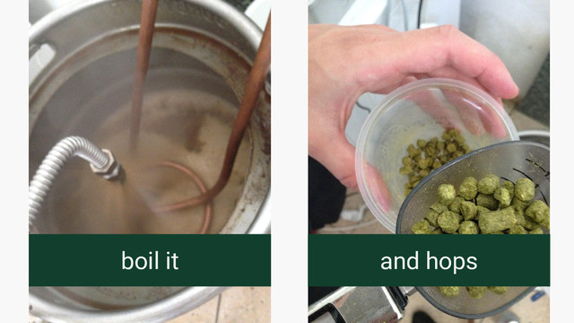 boil it and hops
