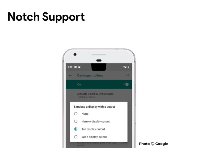 Notch Support
Photo Ⓒ Google

