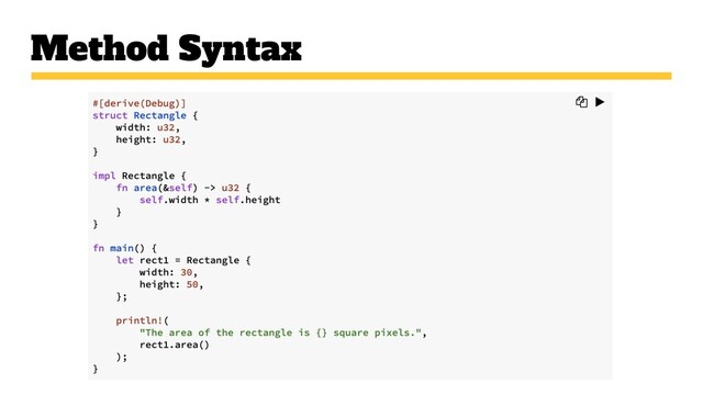 Method Syntax
