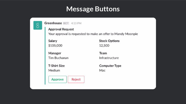 Message Buttons
