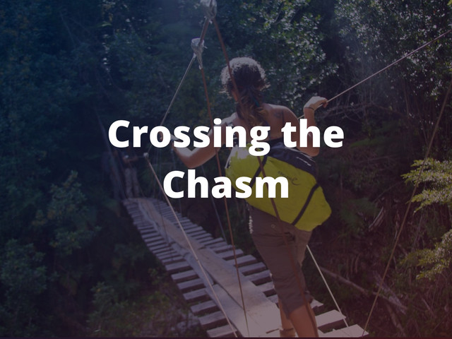Crossing the
Chasm
