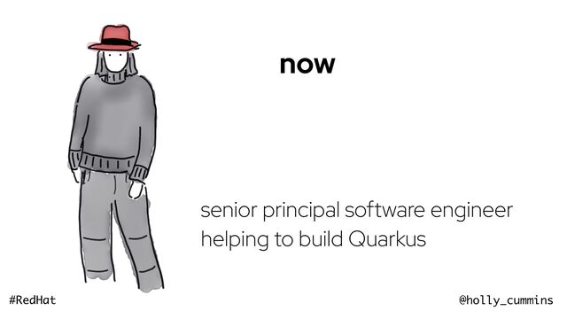 @holly_cummins
#RedHat
now
senior principal software engineer
helping to build Quarkus
