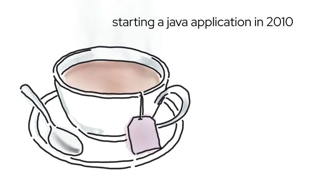 starting a java application in 2010

