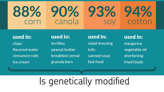 Is genetically modiﬁed
