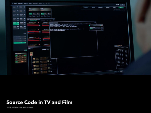Source Code in TV and Film
https://moviecode.tumblr.com/
