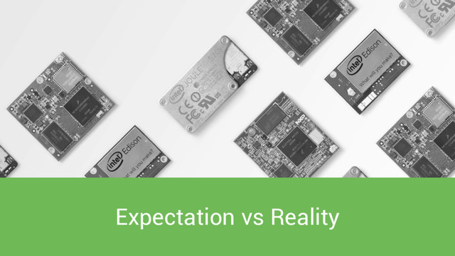 Expectation vs Reality

