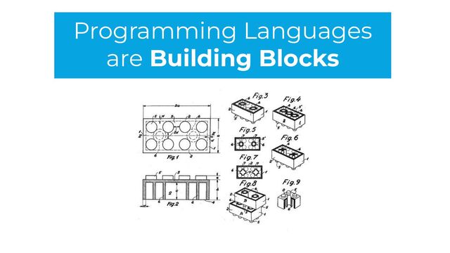 Programming Languages
are Building Blocks

