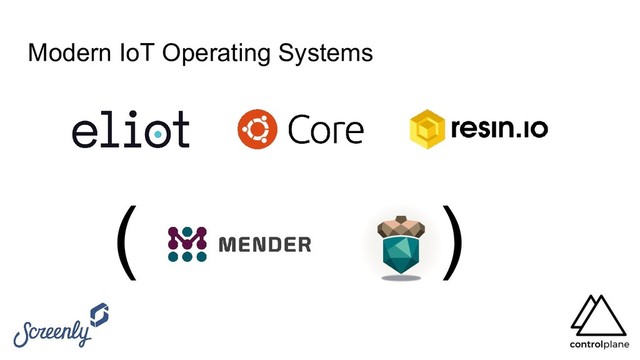 Modern IoT Operating Systems
( )
