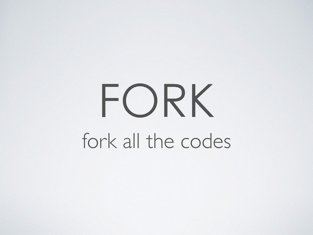 
fork all the codes
