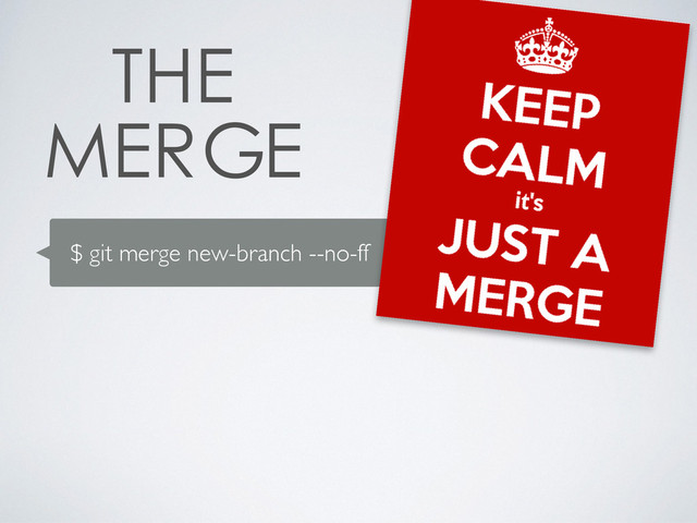 $ git merge new-branch --no-ff
 


