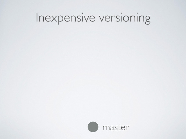 Inexpensive versioning
master
