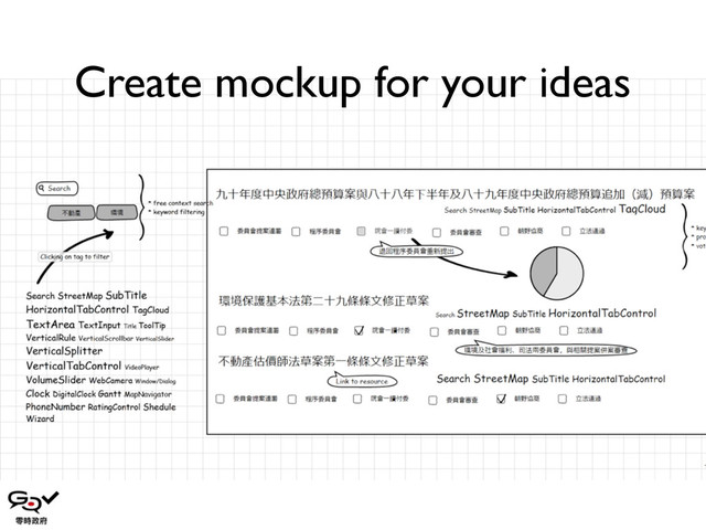 Create mockup for your ideas
