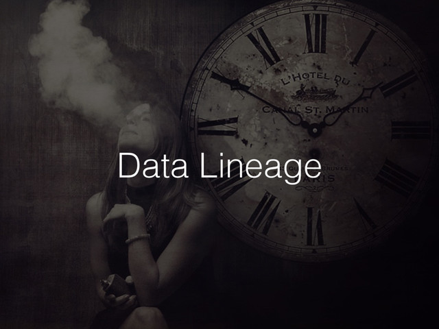 Data Lineage
