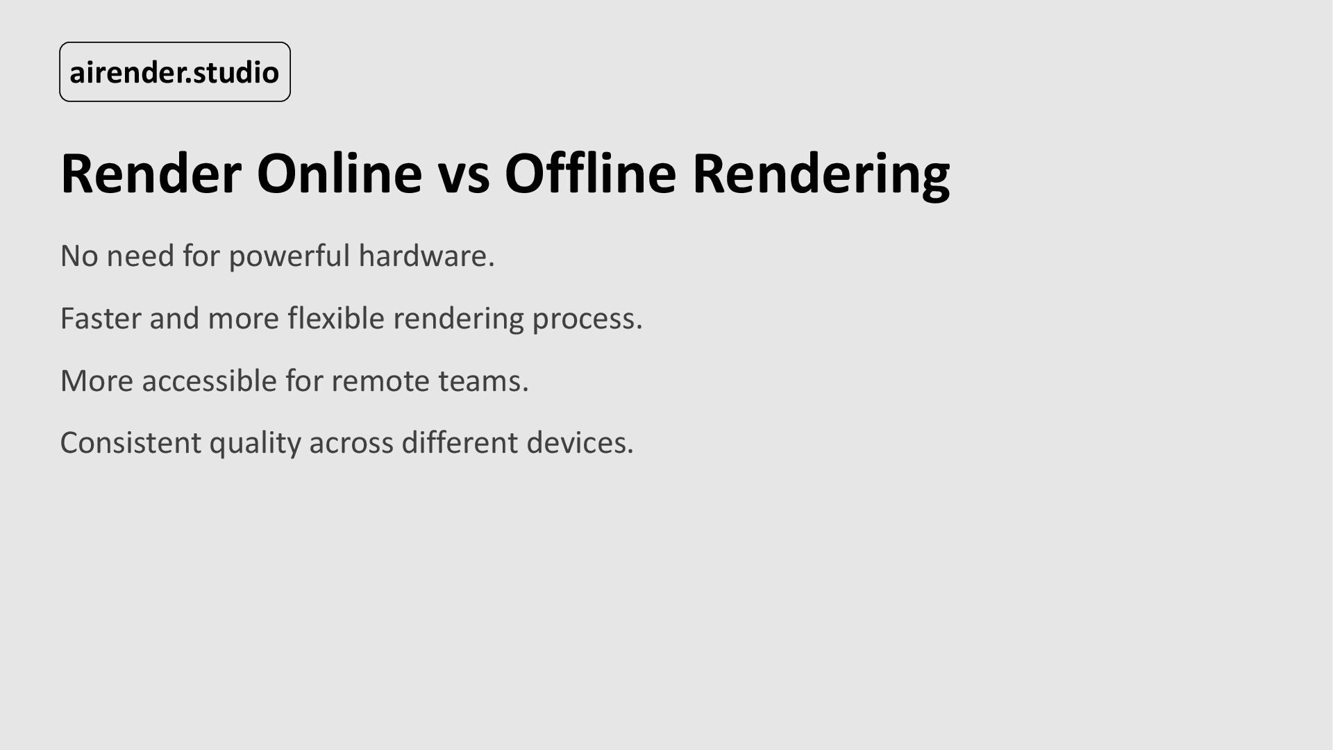 Offline Rendering Implementation Code Render Online - Speaker Deck