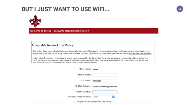 18
BUT I JUST WANT TO USE WIFI...
