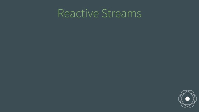 Reactive Streams
