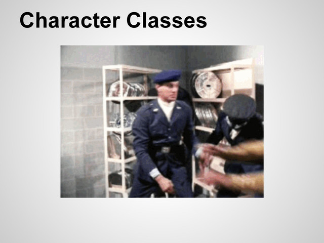 Character Classes
