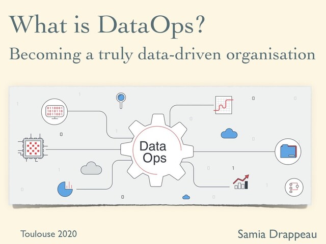 What is DataOps?
Samia Drappeau
Becoming a truly data-driven organisation
Toulouse 2020

