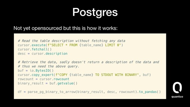 Postgres
Not yet opensourced but this is how it works:
