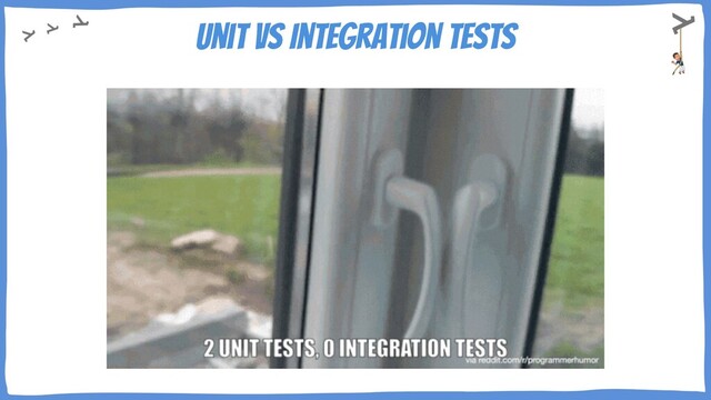 Unit vs Integration tests
