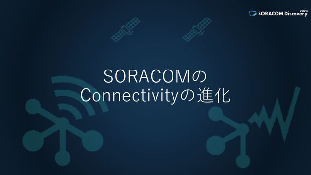 SORACOMの
Connectivityの進化
