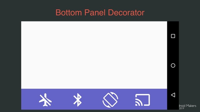Bottom Panel Decorator

