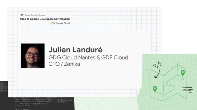 Julien Landuré
GDG Cloud Nantes & GDE Cloud
CTO / Zenika
