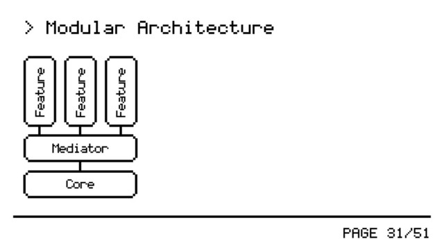 PAGE 31/51
> Modular Architecture
