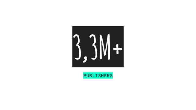 3,3M+
PUBLISHERS

