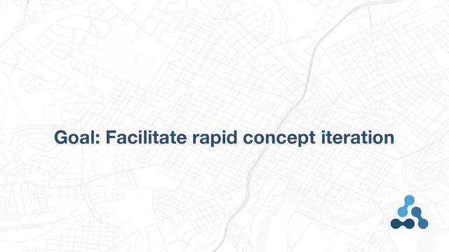 Goal: Facilitate rapid concept iteration
