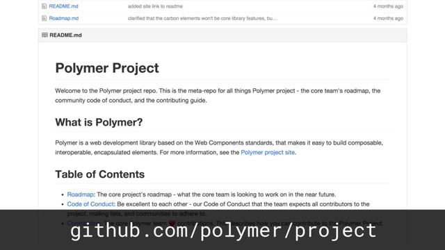 github.com/polymer/project
