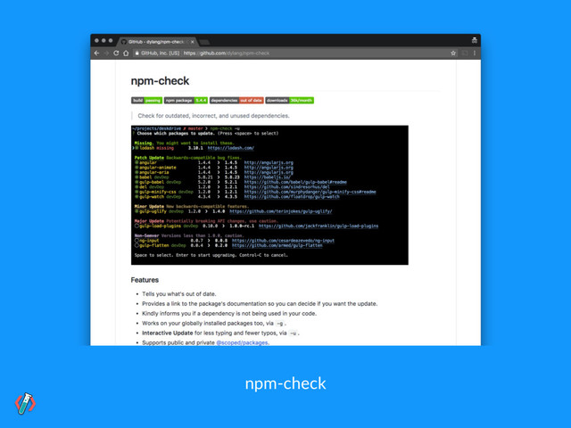 npm-check
