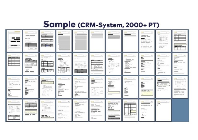 Sample (CRM-System, 2000+ PT)
