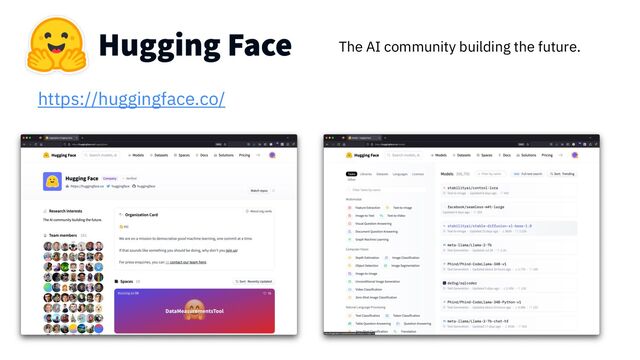 The AI community building the future.
https://huggingface.co/

