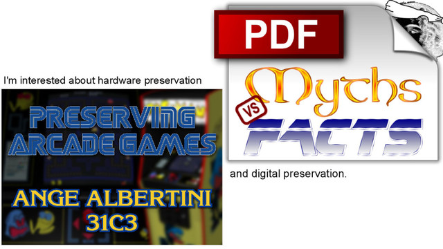 I'm interested about hardware preservation
and digital preservation.
