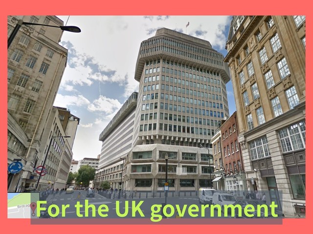 For the UK government
