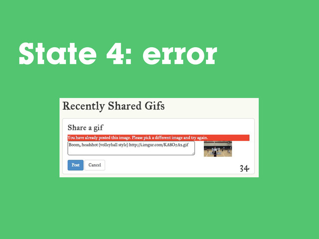 State 4: error
