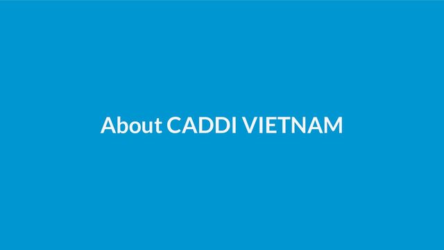 About CADDI VIETNAM
