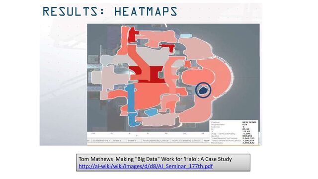 Tom Mathews Making "Big Data" Work for 'Halo': A Case Study
http://ai-wiki/wiki/images/d/d8/AI_Seminar_177th.pdf
