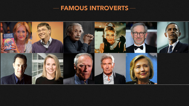 FAMOUS INTROVERTS
