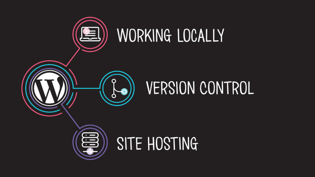 Working Locally
Version Control
Site Hosting
