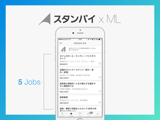 x ML
5 Jobs
