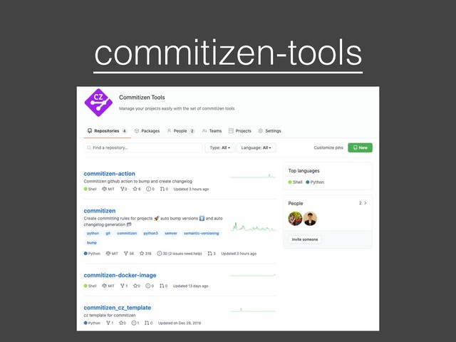 commitizen-tools
