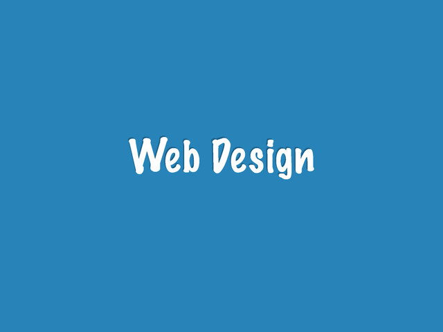 Web Design
