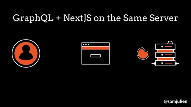 GraphQL + NextJS on the Same Server
@samjulien
