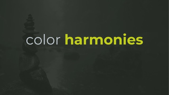 color harmonies

