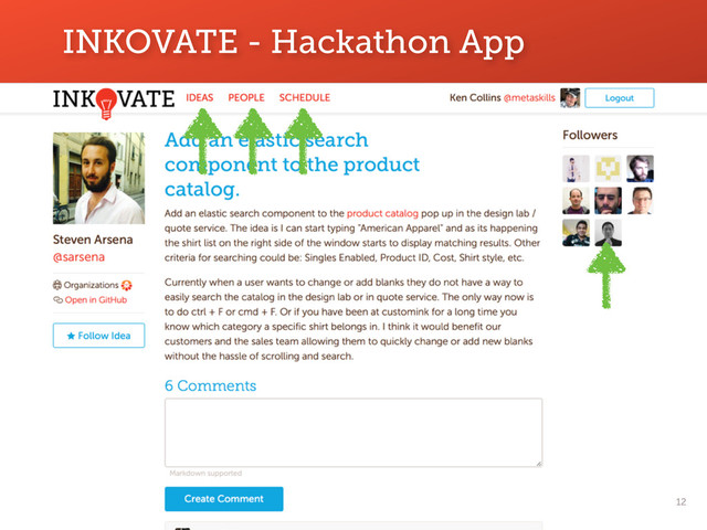 12
INKOVATE - Hackathon App
