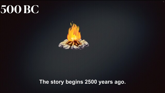4
The story begins 2500 years ago.
500 BC
