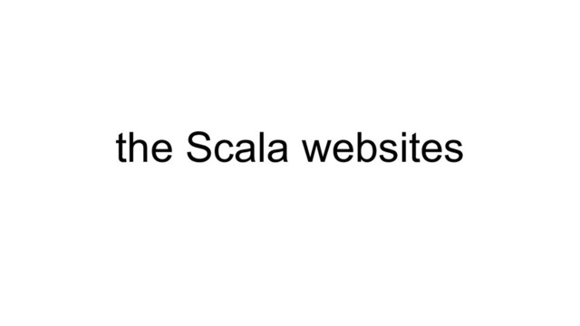 the Scala websites

